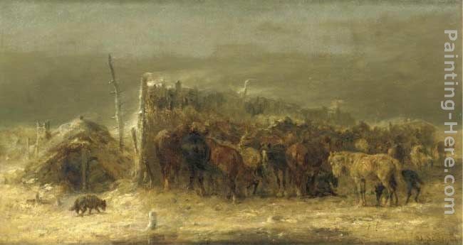 Adolf Schreyer The Shelter